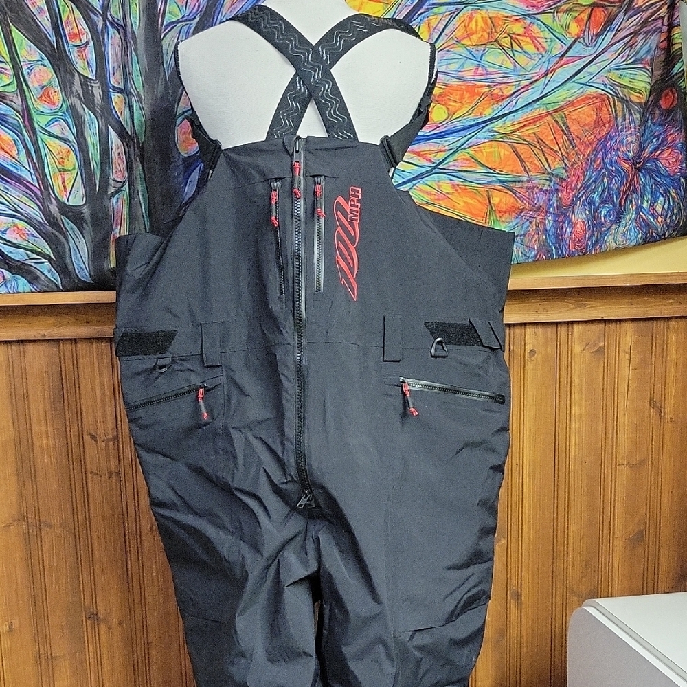 Bass Pro Shop Men 3xl Black Bib Overalls